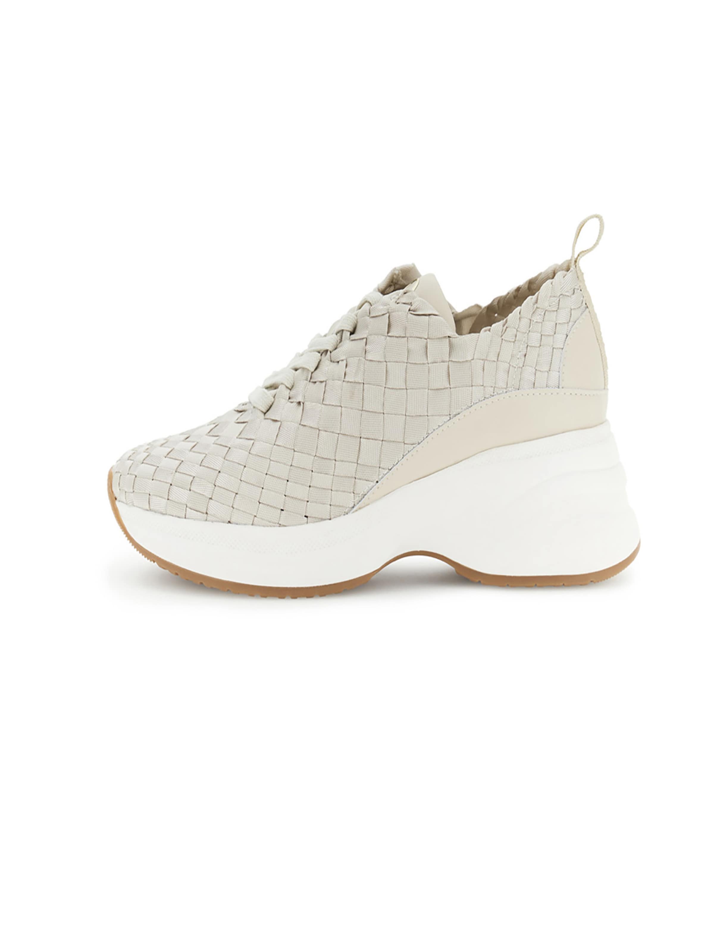 CAFè NOIR Sneakers laag in Beige: voorkant