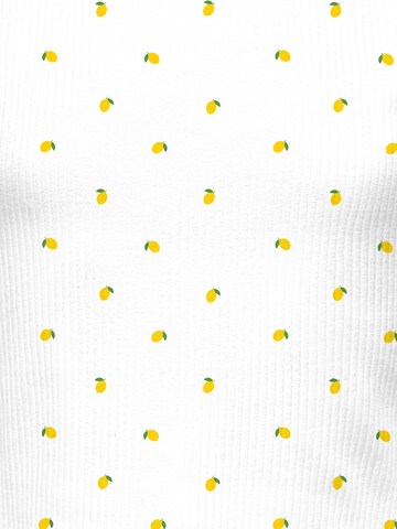 ONLY GIRLS Koszulka 'KOGBELLA' w kolorze biały