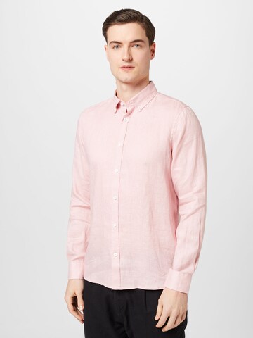 s.Oliver Regular fit Button Up Shirt in Pink: front