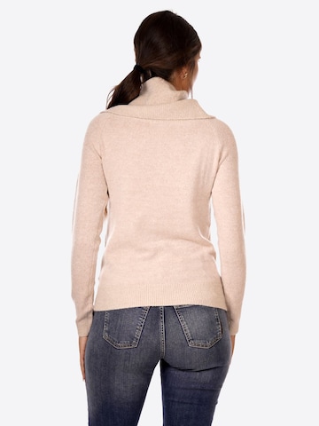 Pull-over 'Donna' Yes Zee en beige