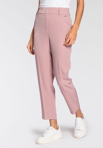 LAURA SCOTT Regular Pleated Pants in Pink