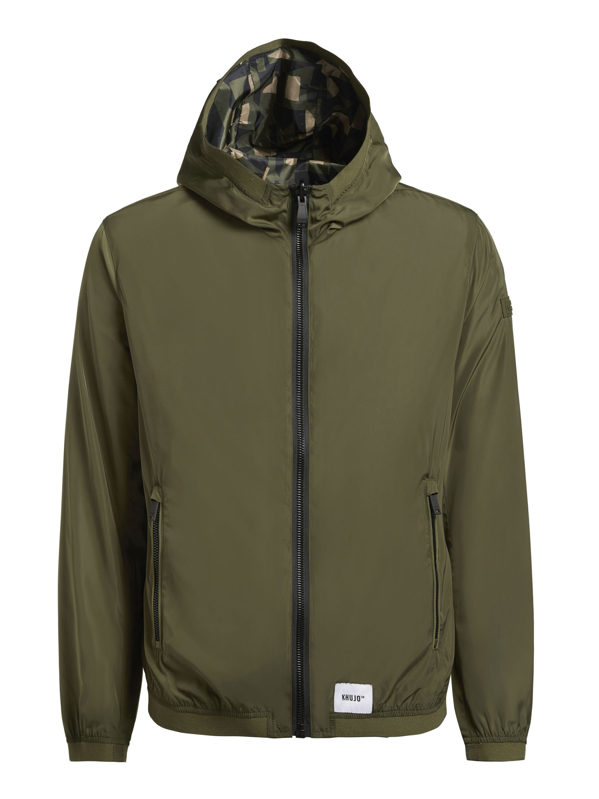 khujo - Chaqueta de entretiempo 'Ferd' en verde: frente