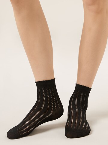 CALZEDONIA Socks in Black: front