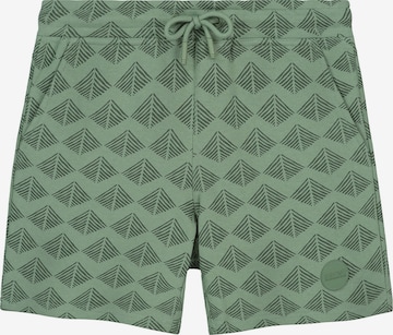 Shiwi Regular Trousers 'Pyramid' in Green: front