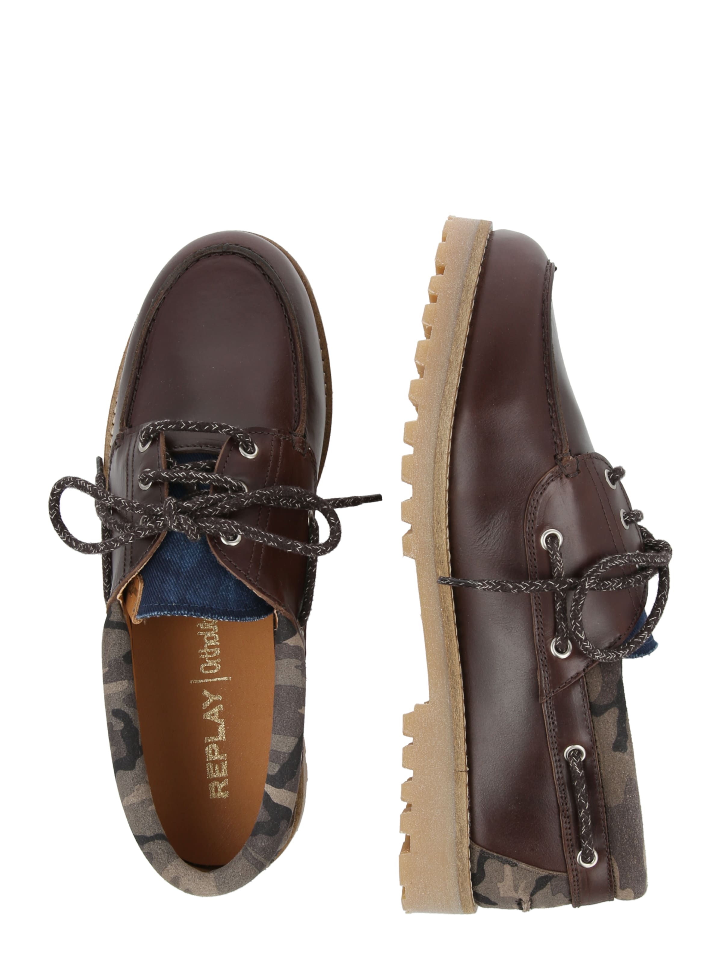 REPLAY Moccasin 'DESERT HISTORY' in Brown
