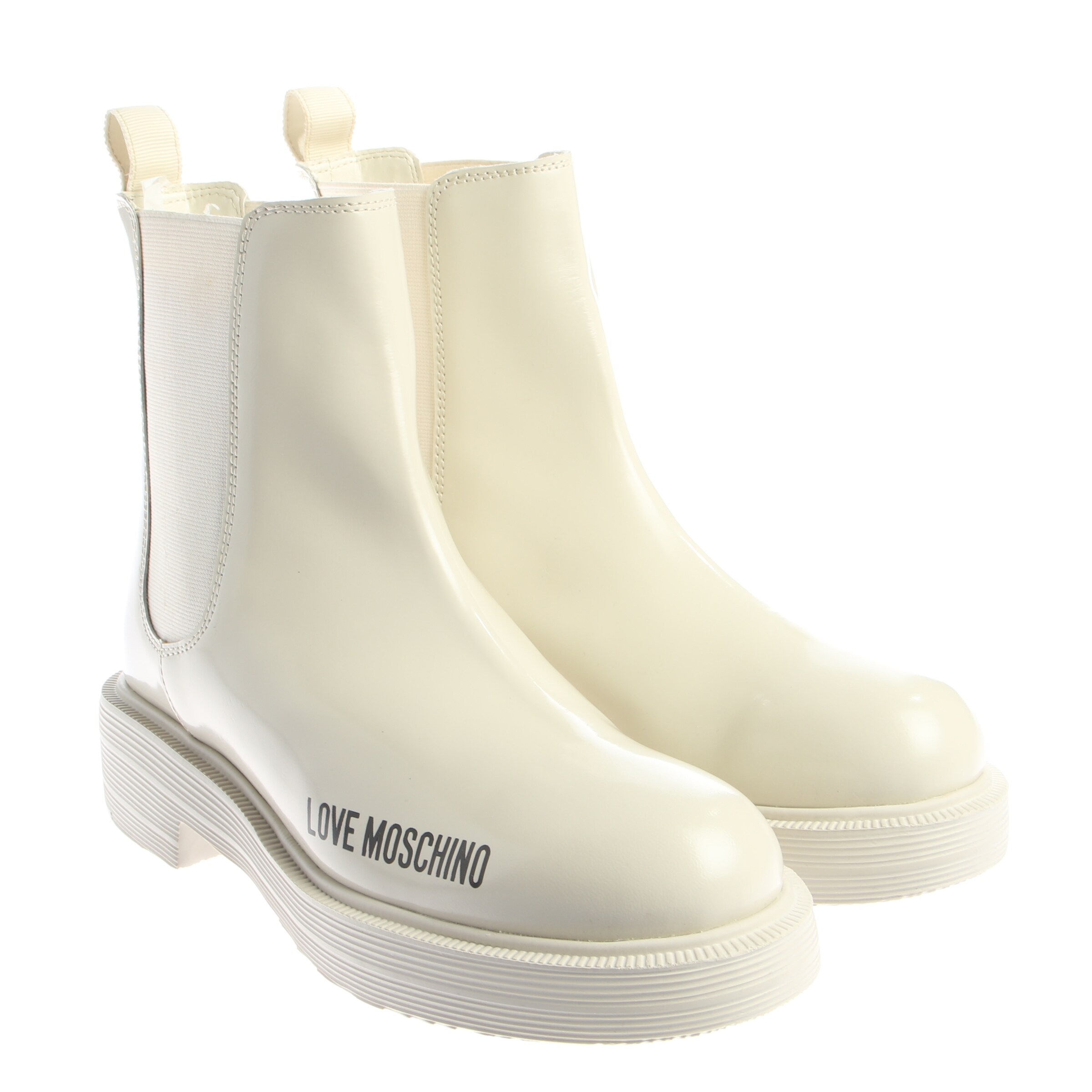 Love Moschino Stiefeletten in 39 in creme, Produktansicht