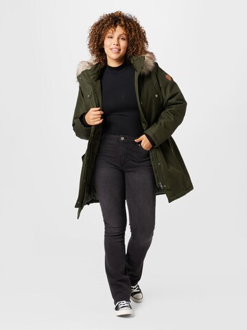 ONLY Carmakoma Winter Parka 'IRENA' in Green