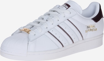 ADIDAS ORIGINALS Sneaker low 'Superstar' i hvid: forside