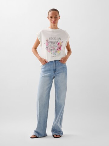 Scalpers Shirts 'Rock On' i beige: forside