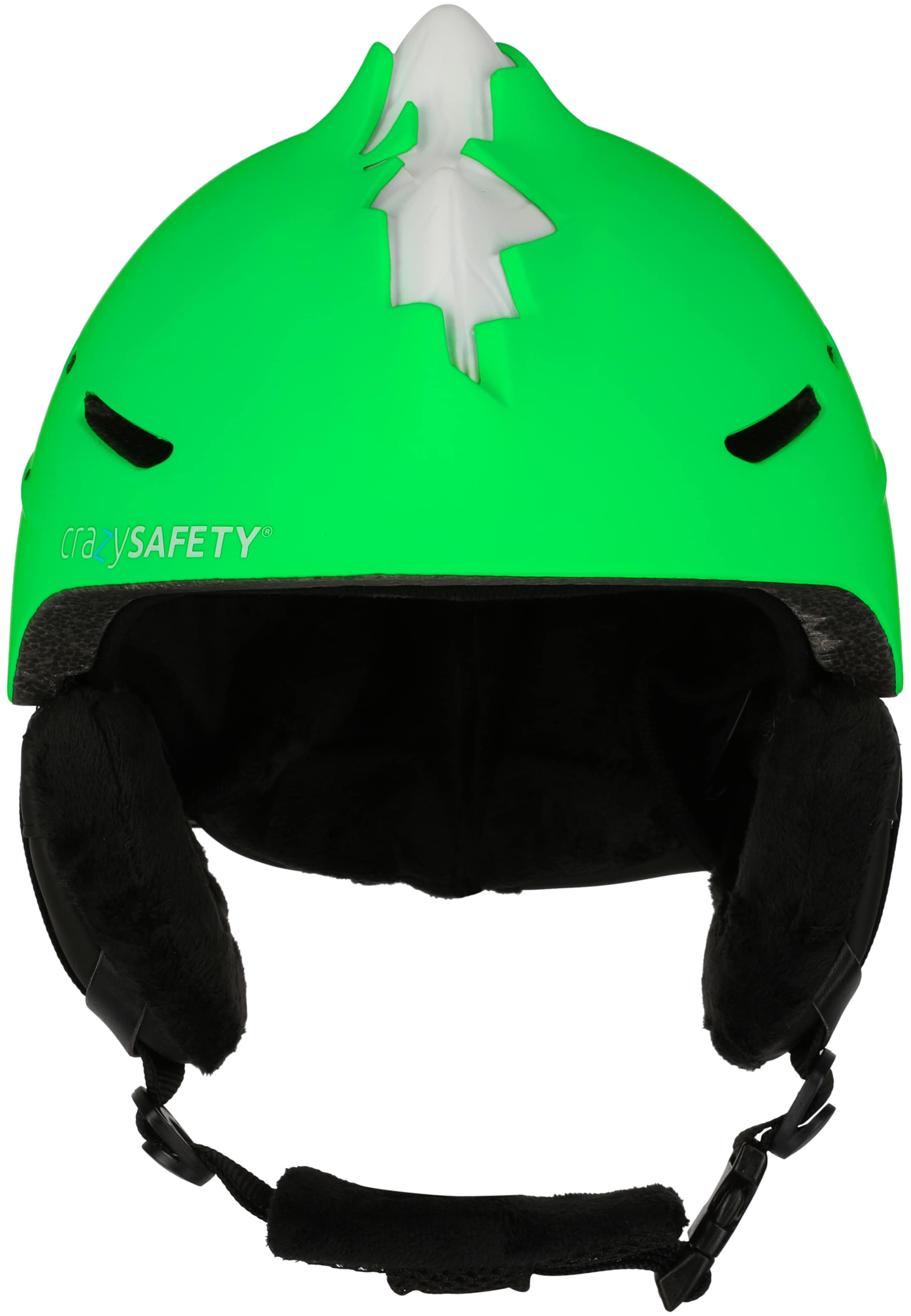 Crazy Safety Helmet 'Bone Spike' in Green