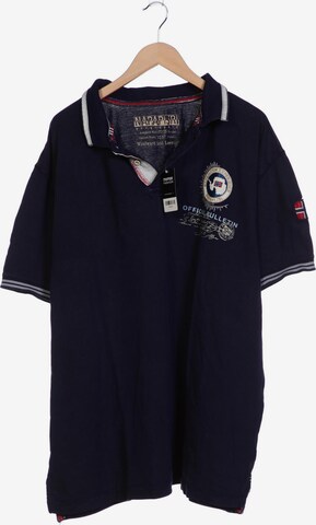 NAPAPIJRI Shirt in 5XL in Blue: front