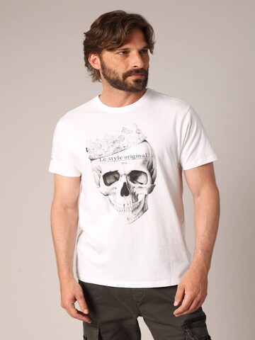 Deeluxe Shirt 'CROWN' in Wit: voorkant