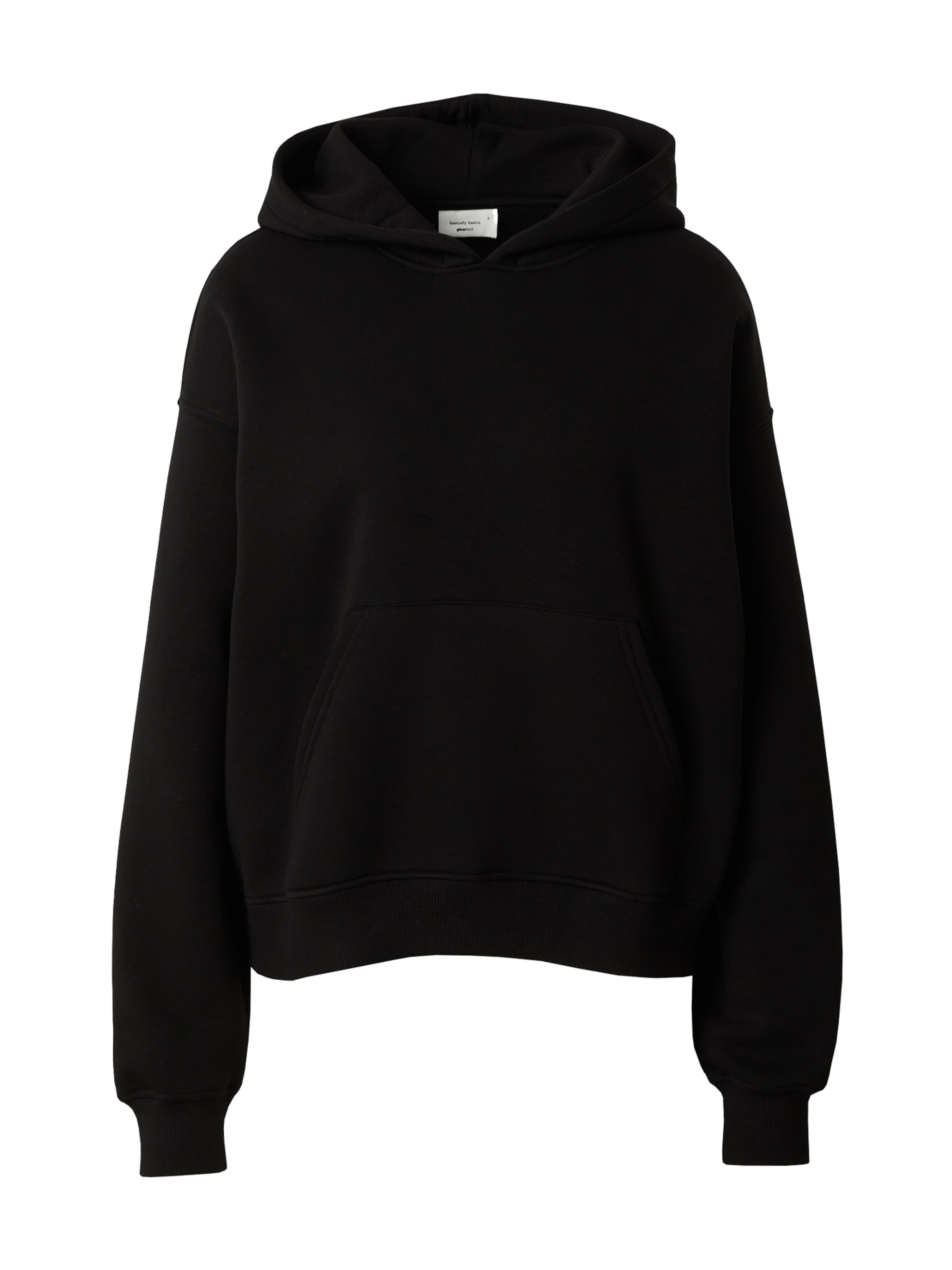 Sweat-shirt Gina Tricot en noir : devant