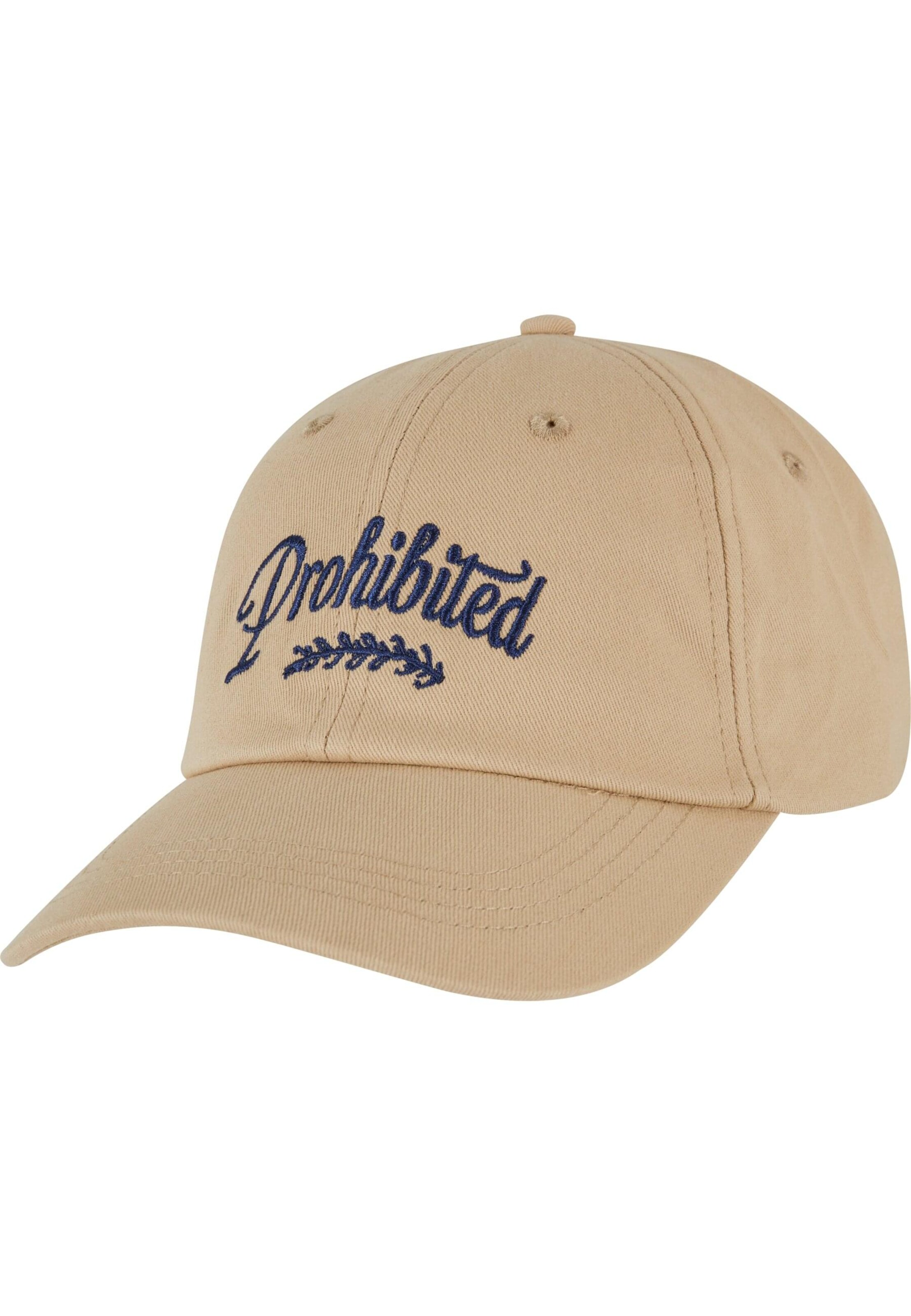 Prohibited Cap in Beige: front