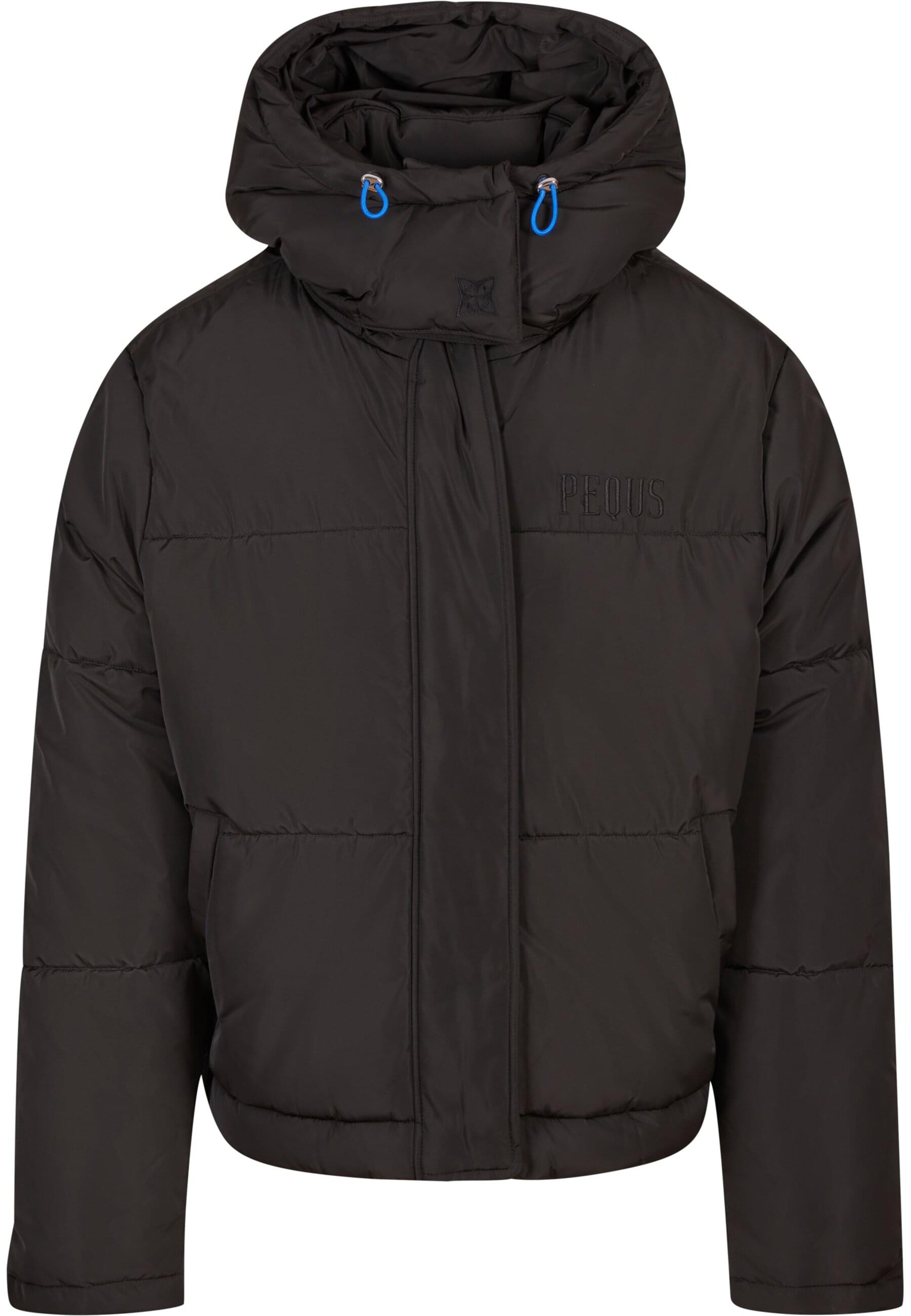 Pequs Winter jacket in Black: front
