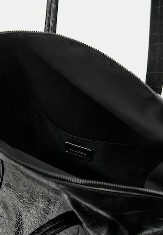 Pull&BearShopper torba - crna boja