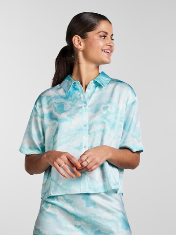 Camicia da donna 'Kerra' di PIECES in blu: frontale