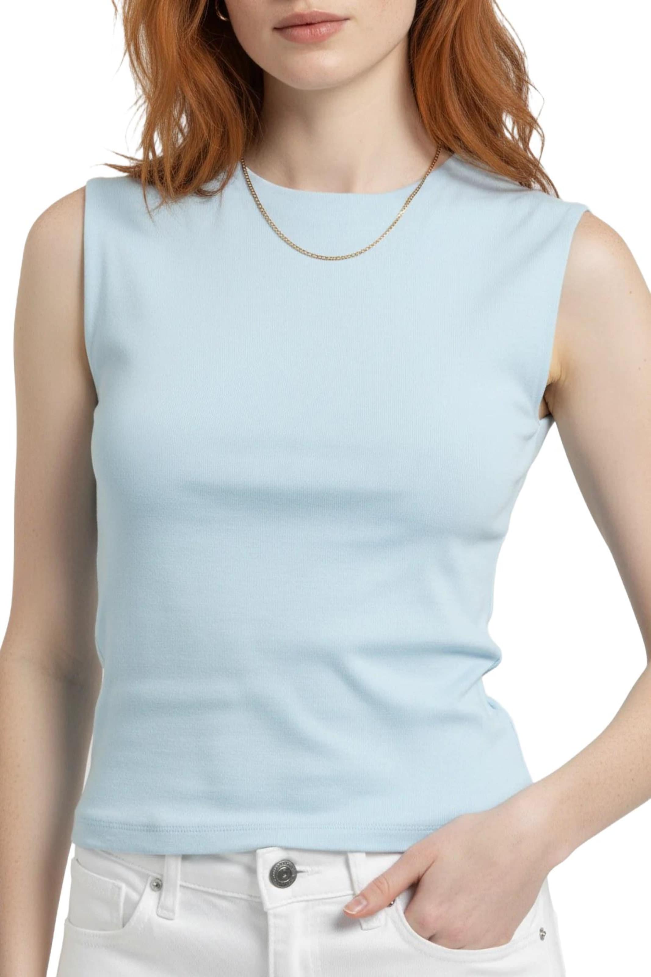 No Matter What Top in Blauw