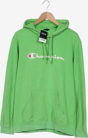 Champion Sweatshirt & Zip-Up Hoodie in XL in Green: front