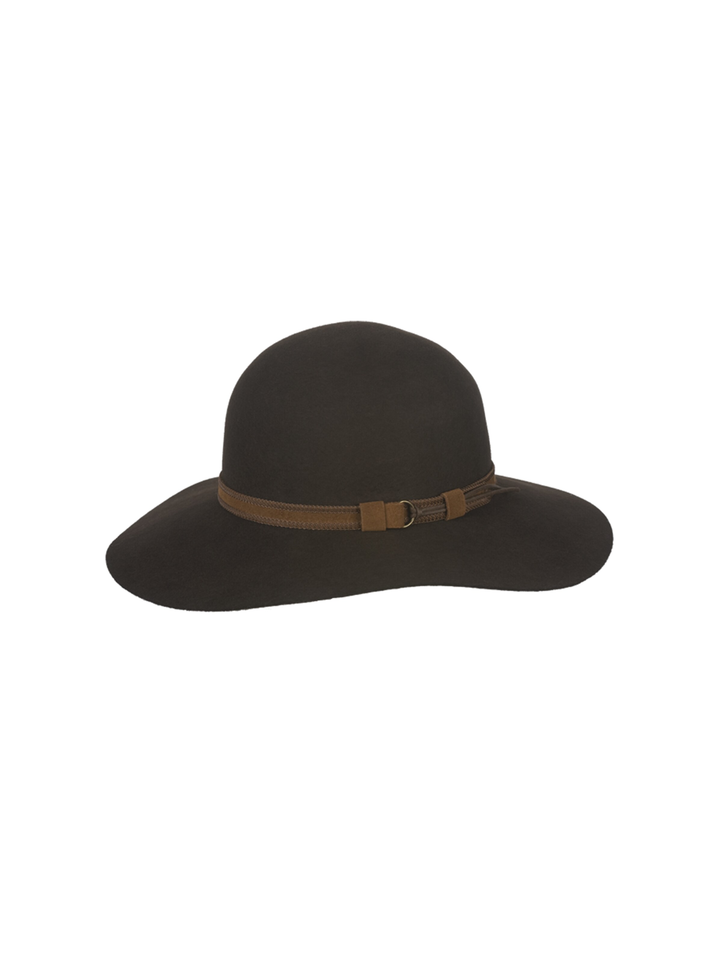 Hatland Hat 'Leonora' in Brown: front
