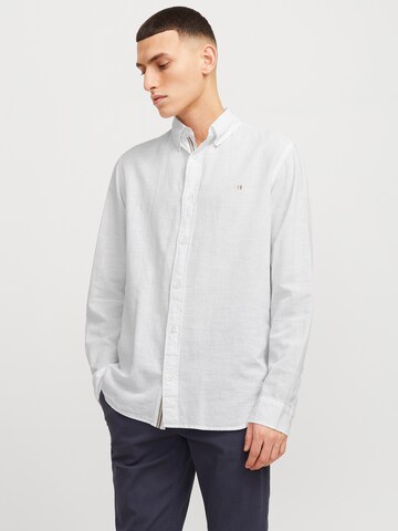 Regular fit Camicia 'JPRBLUSUMMER' di JACK & JONES in bianco: frontale