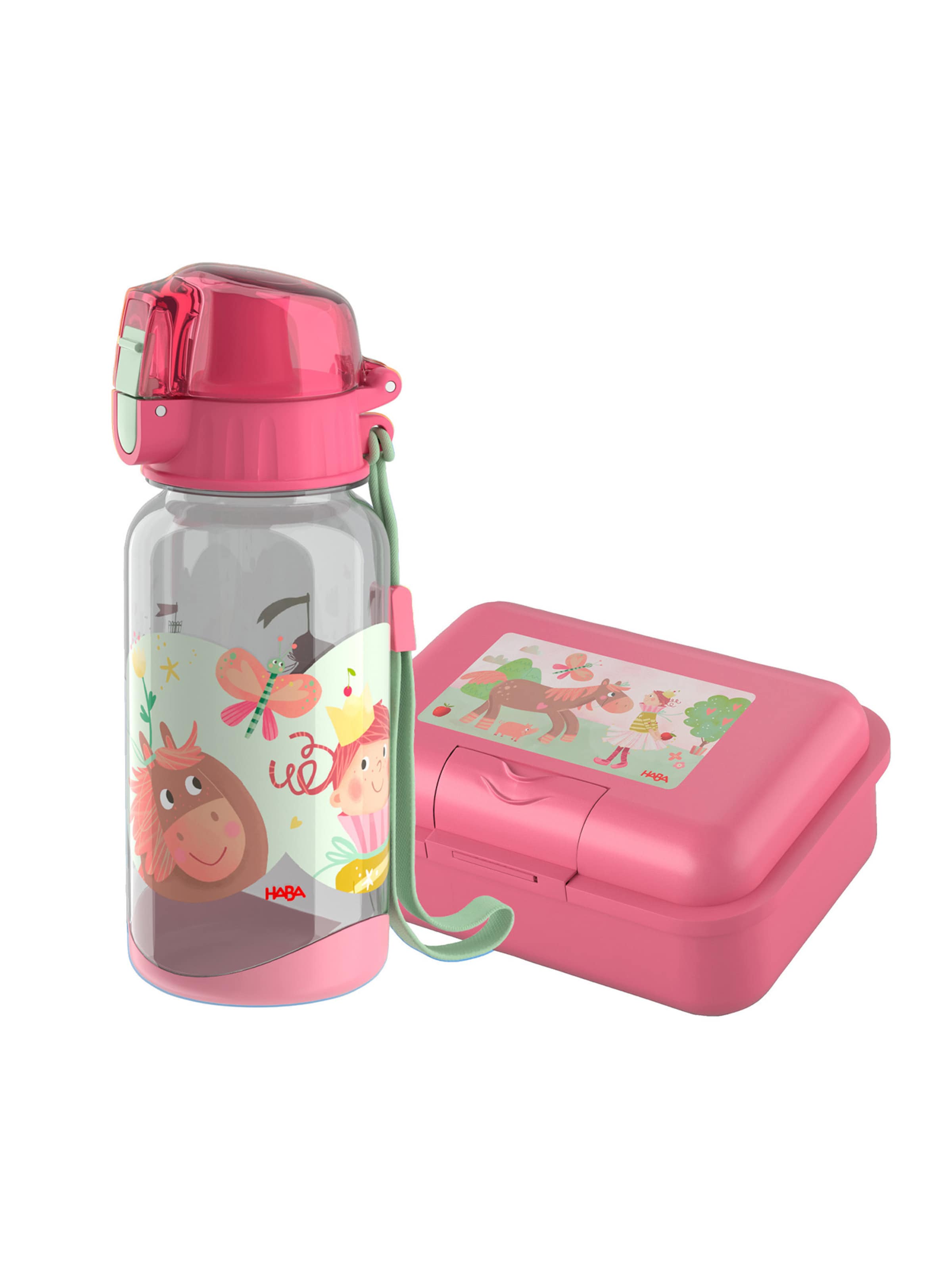 HABA Game ' Trinkflasche & Brotdose im Doppelpack ' in Mixed colours: front