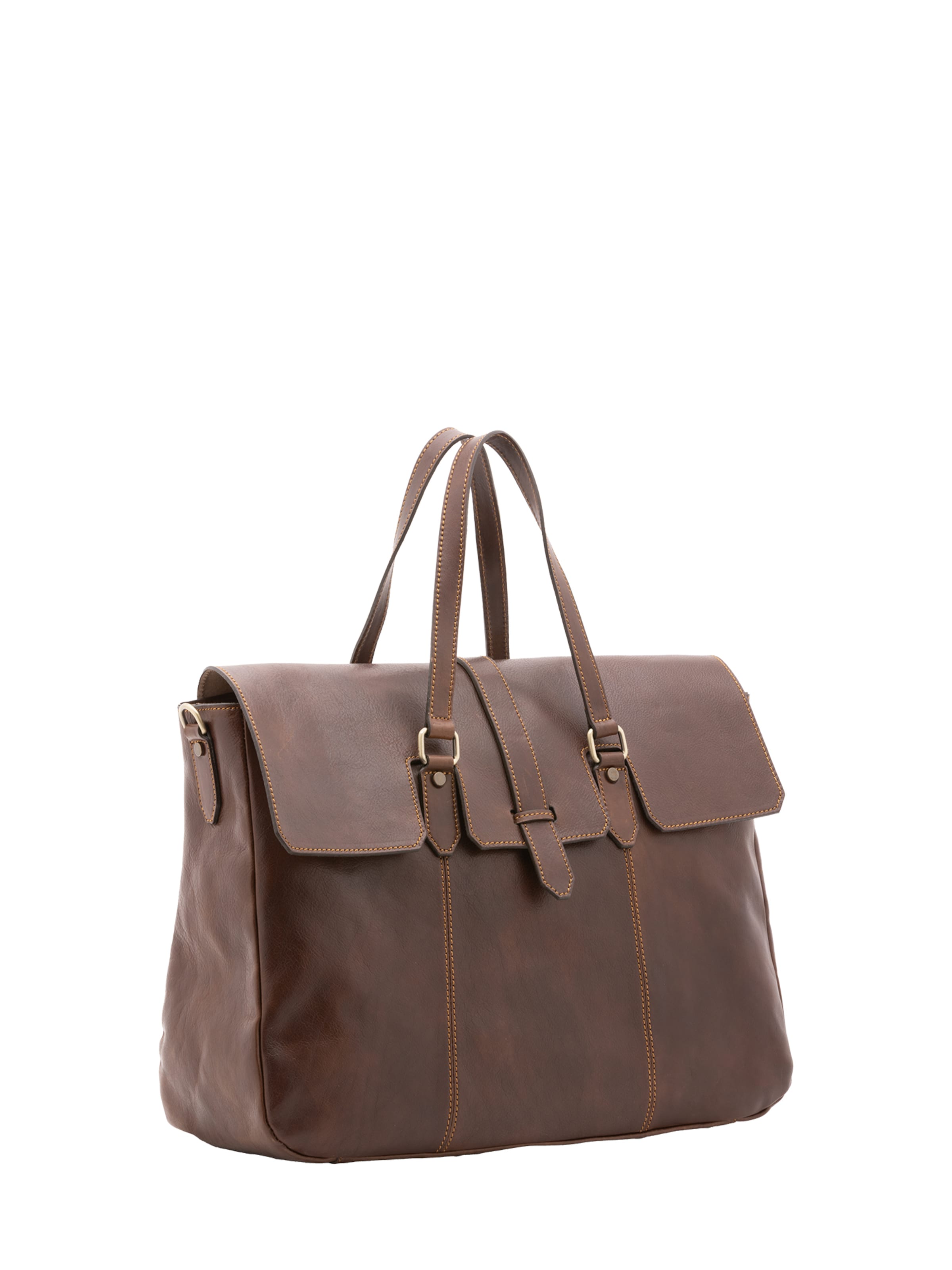 Sac de voyage Viola Castellani en marron : devant