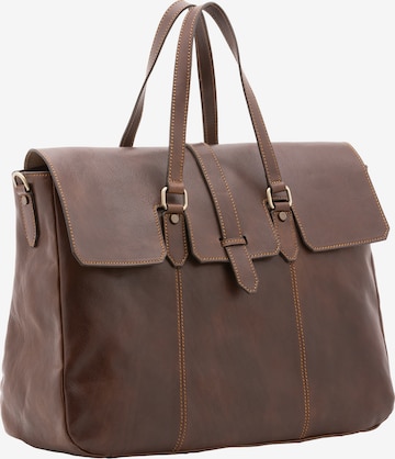 Viola Castellani Reisetasche in Braun: Vorderseite