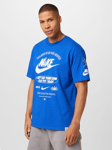 Nike Sportswear - Camisa em azul: frente