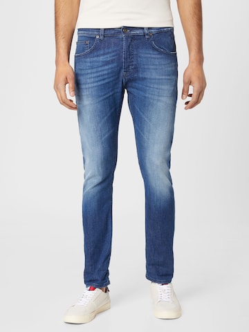 Dondup Slimfit Jeans in Blauw: voorkant