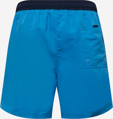 TOM TAILOR Zwemshorts in Blauw