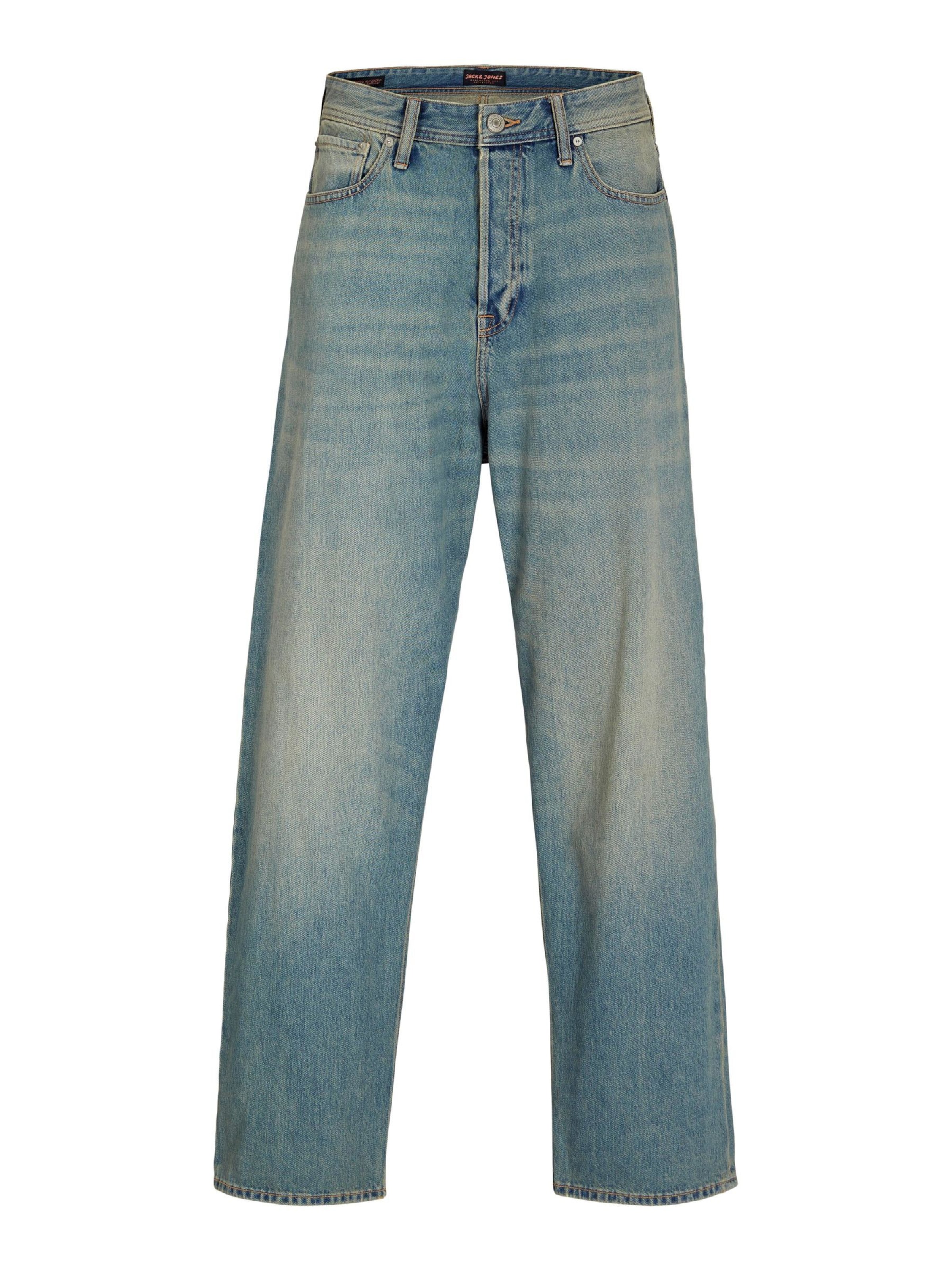JACK & JONES Regular Jeans 'JJIChris' in Blauw: voorkant