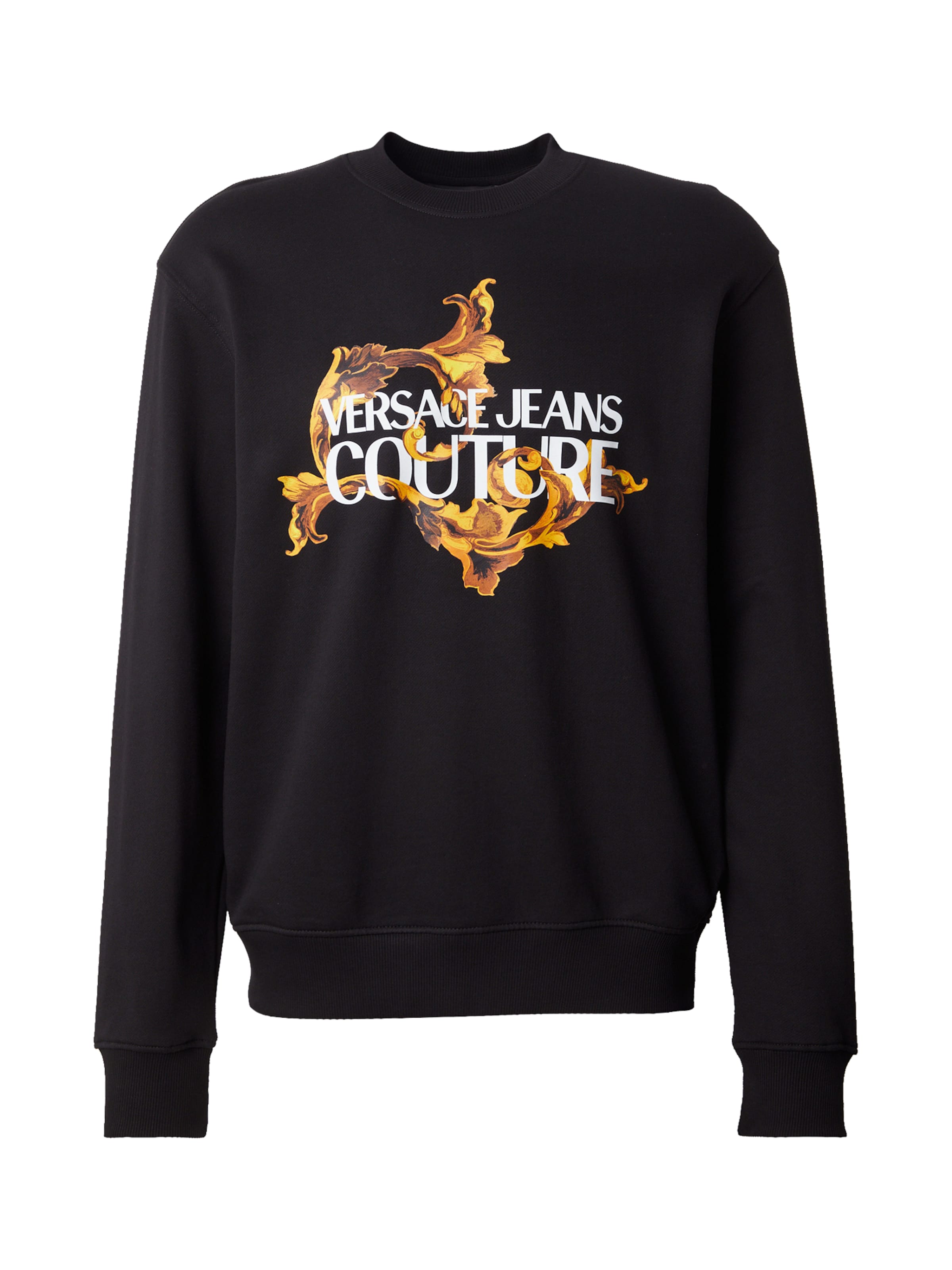 Felpa di Versace Jeans Couture in nero: frontale