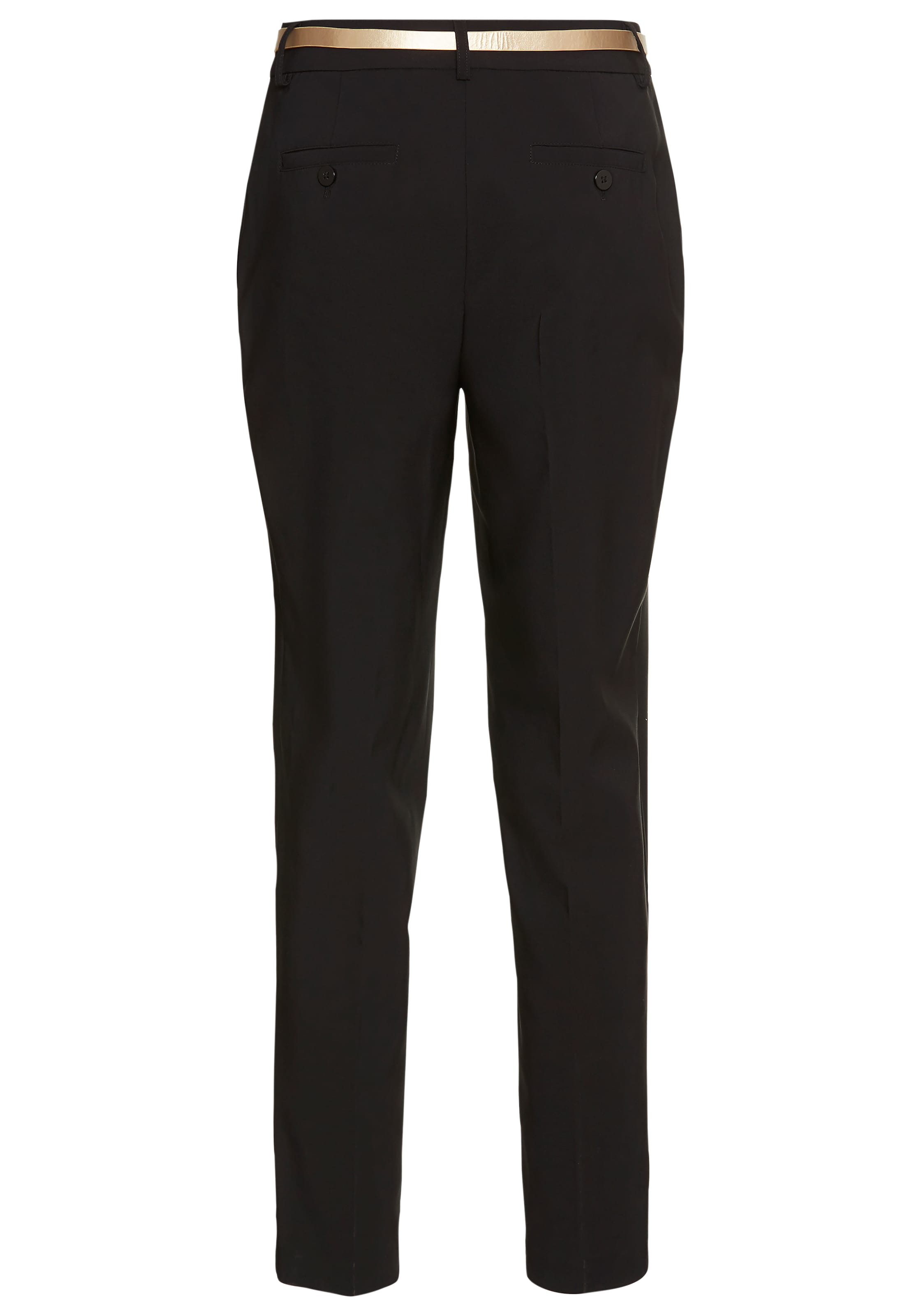 LAURA SCOTT Regular Chinohose in Schwarz