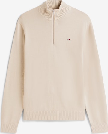 Tommy Jeans Пуловер 'ESS' в бежово: отпред