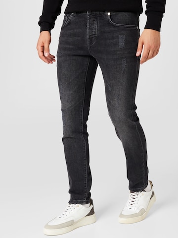 Goldgarn Slimfit Jeans in Zwart: voorkant