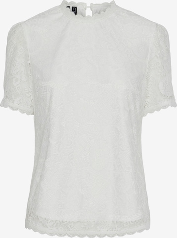 PIECES - Blusa 'OLLINE' em branco: frente