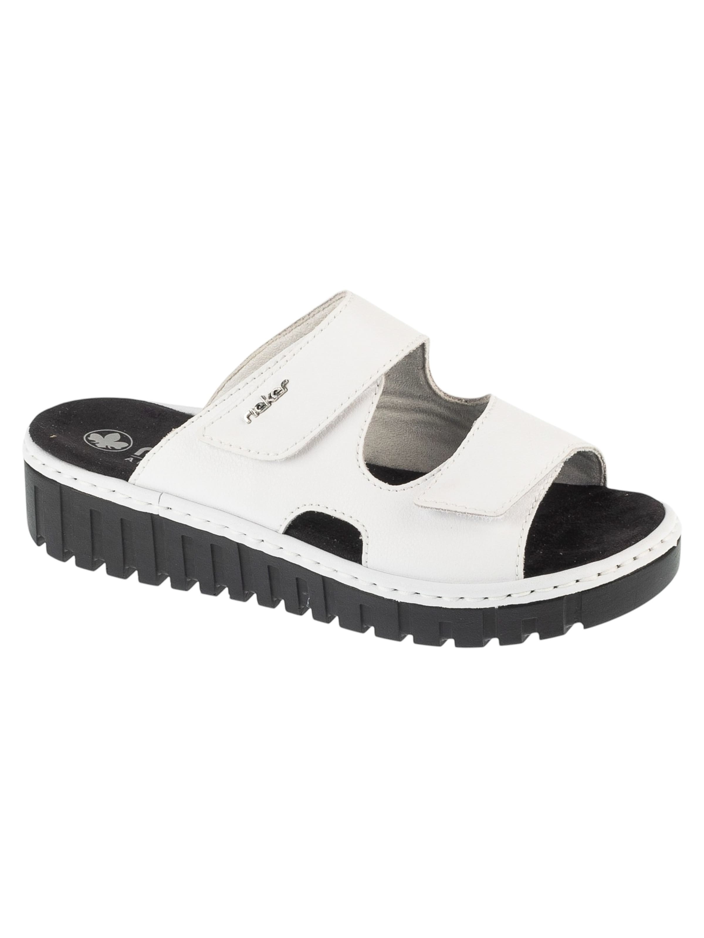 Rieker Strand-/Badeschuh 'Rieker Slides Shoes'‌‌‌‌‌‌‌‌ in Weiß: Vorderseite