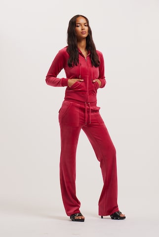 Juicy Couture Zip-Up Hoodie ' Robertson ' in Red