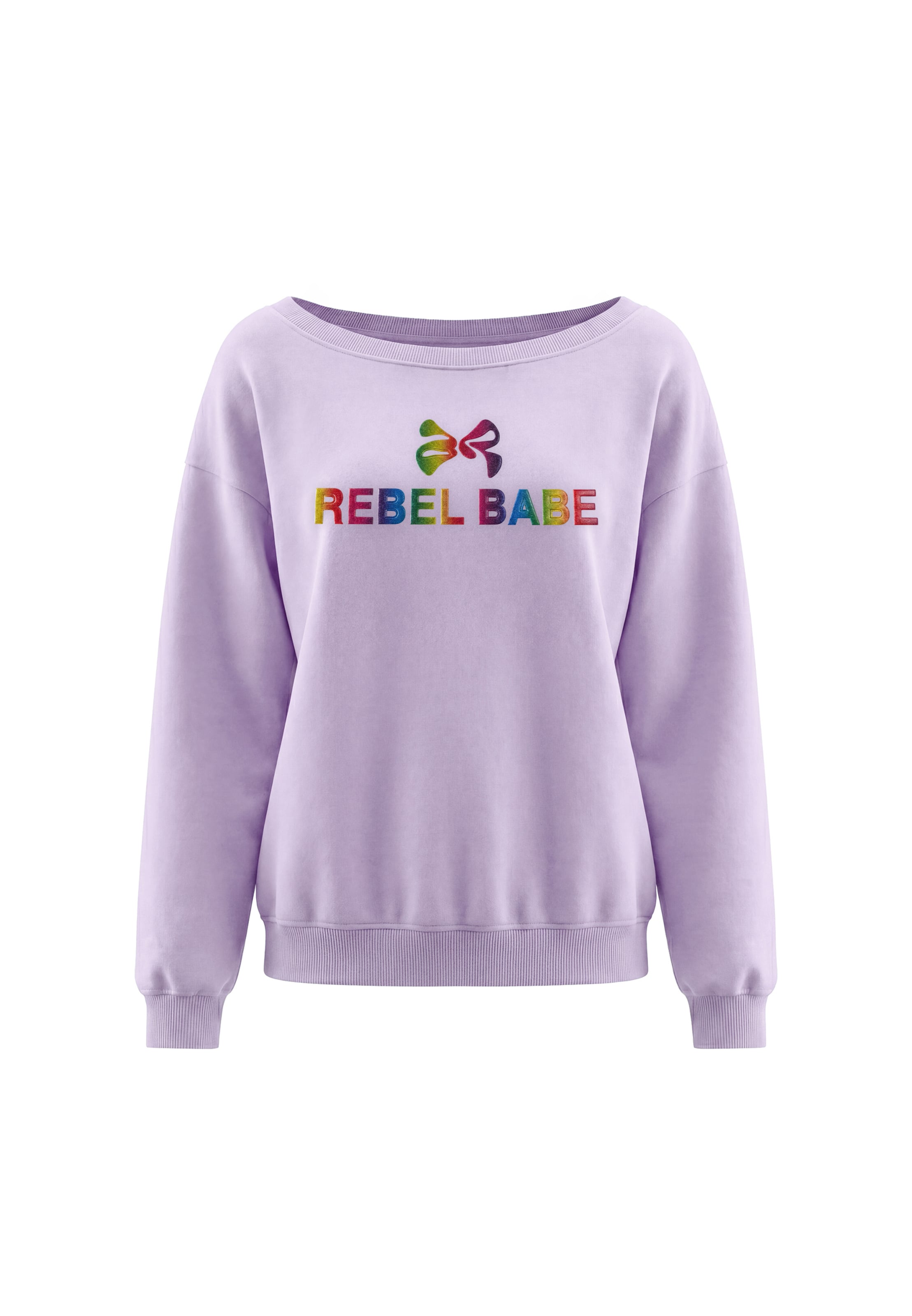 MYMO Sweatshirt in Lila: voorkant