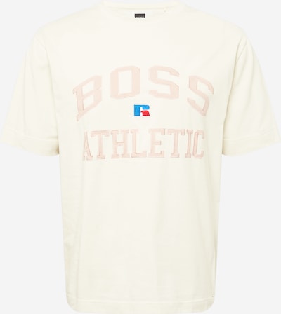 BOSS Casual T-Shirt in beige / blau / rosa / rot, Produktansicht