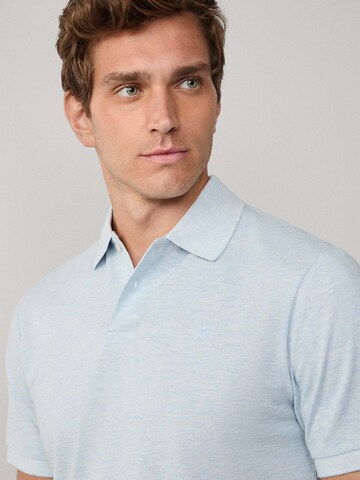 Hackett London T-shirt 'MERCERISED MARL' i blå