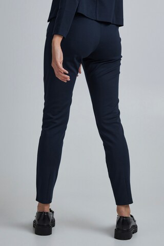 b.young Slimfit Broek in Blauw