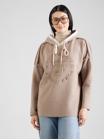 Zwillingsherz Sweater in Grey: front