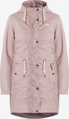 Manteau fonctionnel Schmuddelwedda en rose : devant