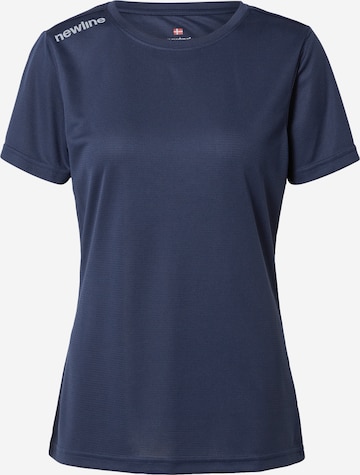 Newline Funkční tričko – modrá: přední strana