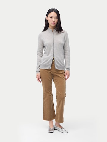 GOBI Cashmere Strickjacke 'Women's Essential Cashmere Full-Zip Cardigan'‌‌ in Grau