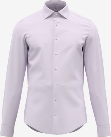 Coupe slim Chemise 'New Kent' SEIDENSTICKER en violet : devant