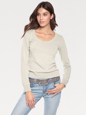 Pullover di heine in beige: frontale