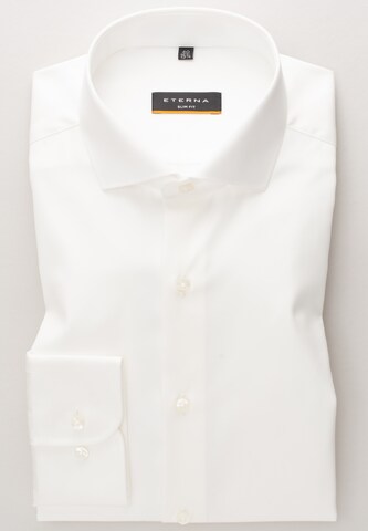 ETERNA Slim fit Button Up Shirt in White